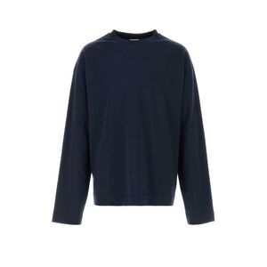 Dries Van Noten Men Midnight Blue Cotton Hegland T-Shirt